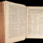 La Sainte Bible – Holy Bible – 1731 | de Sacy French Translation, Huge Folio