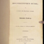 The Housekeeper’s Guide – Esther Copley – 1834 | First edition | Recipes