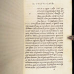 In hoc volvmine haec continentvr – Suetonius – 1516 | Early Aldine, Two Volumes