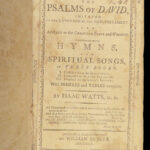 The Psalms of David – Isaac Watts – 1799 | Early American Hymnal