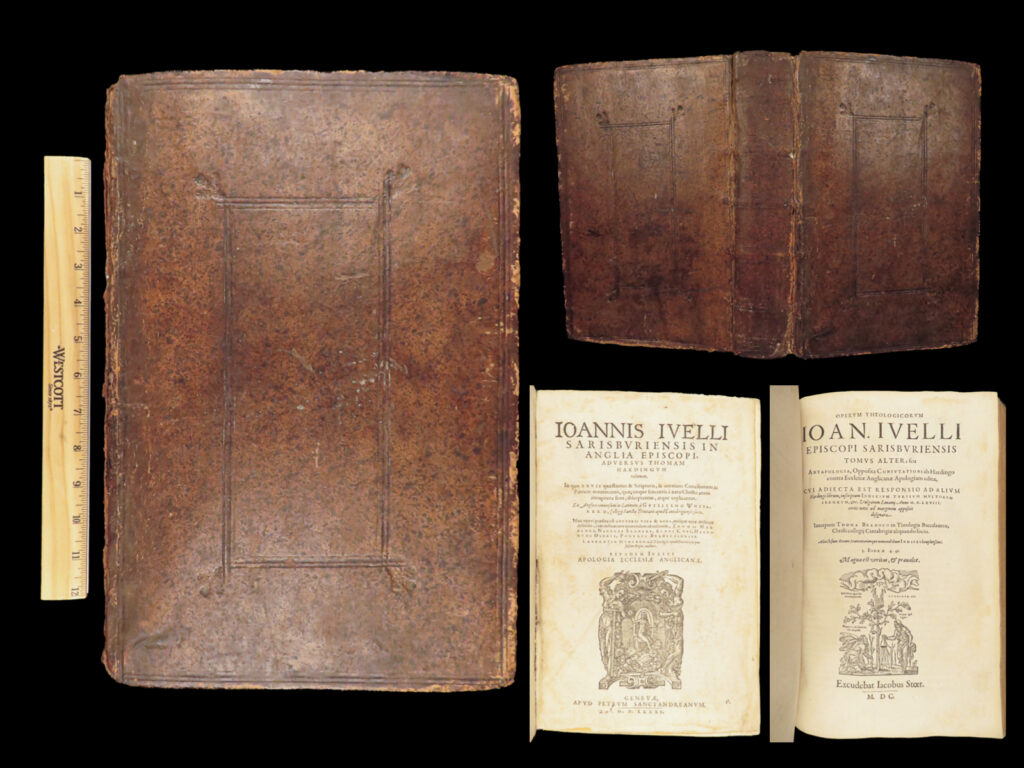 Ioannis Iuelli Aduersus Thomam Hardingum – John Jewell – 1585 | Whitaker, Folio | 1 Ioannis iuelli aduersus thomam hardingum – john jewell – 1585 | whitaker, folio | ioannis iuelli sarisburiensis in anglia episcopi, aduersus thomam hardingum volumen is a latin folio published in geneva in 1585 that contains john jewell’s polemical works against thomas harding, collected and translated by william whitaker.