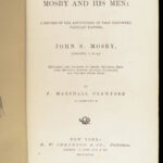 Mosby and His Men – 1867 | First Edition Confederate Civil War Narrative