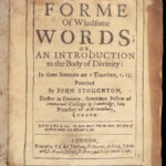 A Forme of Wholsome Words – John Stoughton – 1640 | English Puritan Sermons