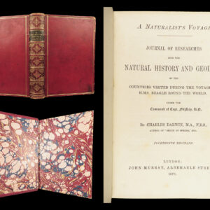 Journal of Researches – Charles Darwin – 1879 | Beautiful Moroccan Binding