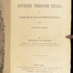 Journey in the Seaboard Slave States – Oldmstead – 1857 | First Edition, Slavery