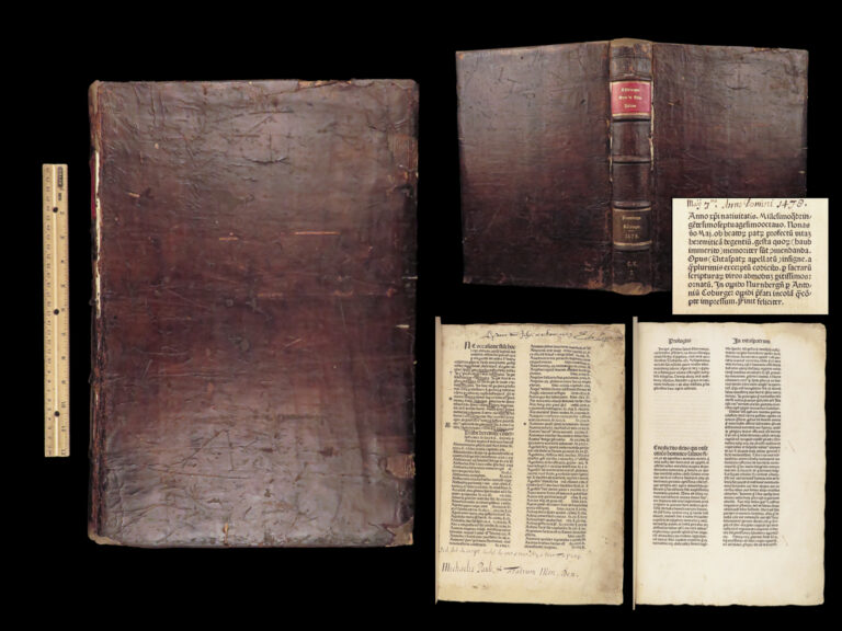 Image of Vitae Patrum – Hieronymus – 1478 | Folio Incunable Printed by Koberger