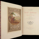 Le XVIIe Siècle – Lacroix – 1880  | Beautiful Gilt Leather Binding | 2 volumes
