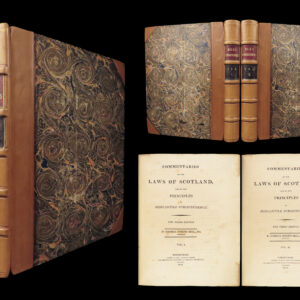 Commentaries on the Laws of Scotland – George Joseph Bell – 1816 | 2 Volumes