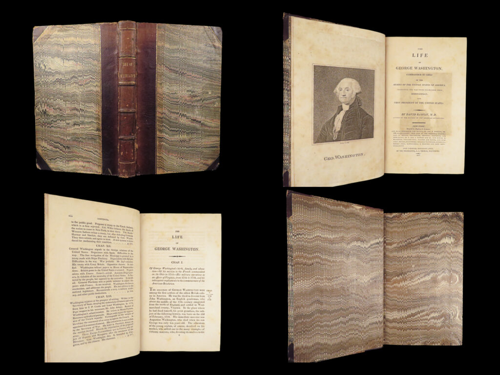 The Life Of George Washington – David Ramsay – 1807 | First Edition | 1 The life of george washington – david ramsay – 1807 | first edition | first edition of david ramsay’s life of george washington (new york, 1807), a cornerstone early biography that chronicles washington’s leadership and the revolutionary era with a portrait frontispiece and original leather binding.