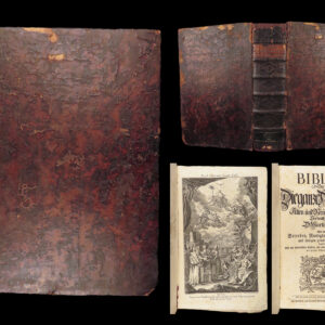 Biblia – Martin Luther – 1756 | Leipzig & Regensburg, Huge German Bible