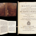 Manuale ad usum Fratrum discalceatorum, Catholic Church, 1778 | Carmelite Chant