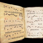 15th-Century Manuscript Leaves – Gregorian Chant – ca. 1400s | Vellum Folio