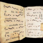 15th-Century Manuscript Leaves – Gregorian Chant – ca. 1400s | Vellum Folio