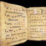 15th-Century Manuscript Leaves – Gregorian Chant – ca. 1400s | Vellum Folio