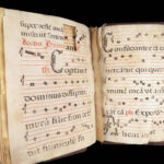 15th-Century Manuscript Leaves – Gregorian Chant – ca. 1400s | Vellum Folio