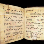 15th-Century Manuscript Leaves – Gregorian Chant – ca. 1400s | Vellum Folio