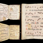 15th-Century Manuscript Leaves – Gregorian Chant – ca. 1400s | Vellum Folio