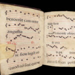 15th-Century Manuscript Leaves – Gregorian Chant – ca. 1400s | Vellum Folio