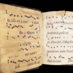 15th-Century Manuscript Leaves – Gregorian Chant – ca. 1400s | Vellum Folio
