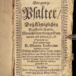 Der gantze Psalter – Martin Luther – ca. 1690 | German Psalms of David