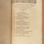 Operum Latinorum Tomus Primus – Laurent Joubert – 1582 | Renaissance Medical Folio