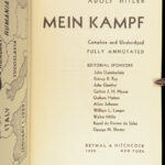 Mein Kampf – Adolf Hitler – 1939 | First American Edition, Unexpurgated