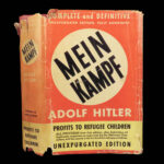 Mein Kampf – Adolf Hitler – 1939 | First American Edition, Unexpurgated