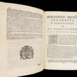 Miles rhetoricus et poeticus – Antonius Forti – 1685 | First Edition, Foundations of Rhetoric