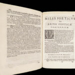 Miles rhetoricus et poeticus – Antonius Forti – 1685 | First Edition, Foundations of Rhetoric