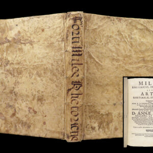 Miles rhetoricus et poeticus – Antonius Forti – 1685 | First Edition, Foundations of Rhetoric