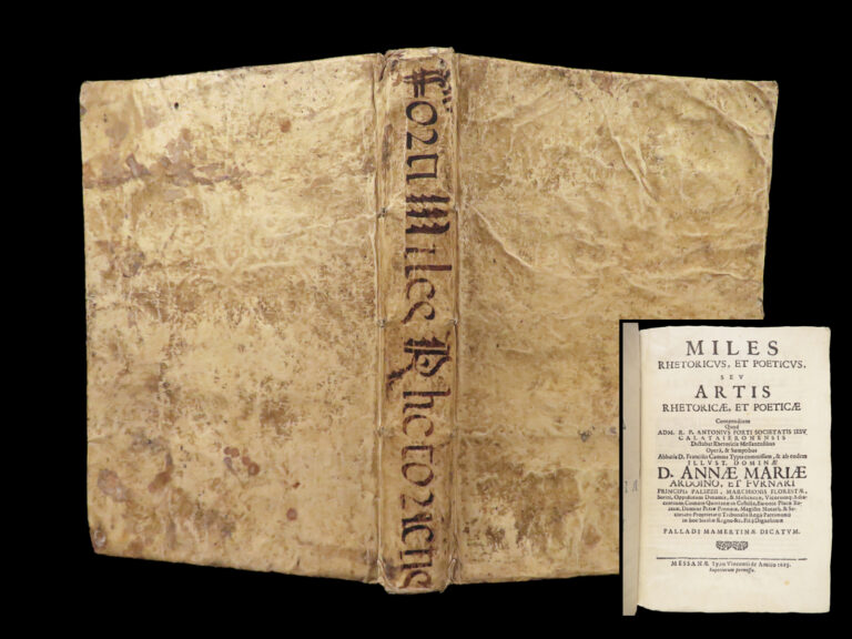 Image of Miles rhetoricus et poeticus – Antonius Forti – 1685 | First Edition, Foundations of Rhetoric