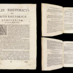 Miles rhetoricus et poeticus – Antonius Forti – 1685 | First Edition, Foundations of Rhetoric