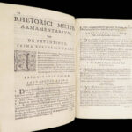 Miles rhetoricus et poeticus – Antonius Forti – 1685 | First Edition, Foundations of Rhetoric