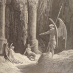 1890 ENORMOUS John Milton Paradise Lost Gustave Dore Gallery Illustrated FOLIO