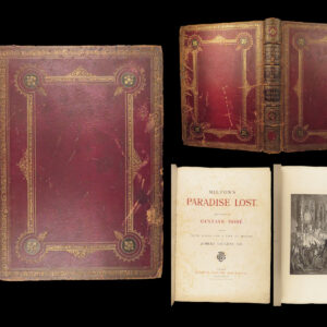 1890 ENORMOUS John Milton Paradise Lost Gustave Dore Gallery Illustrated FOLIO