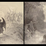 1890 ENORMOUS John Milton Paradise Lost Gustave Dore Gallery Illustrated FOLIO