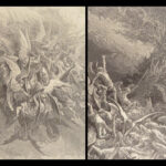 1890 ENORMOUS John Milton Paradise Lost Gustave Dore Gallery Illustrated FOLIO