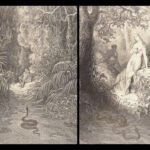 1890 ENORMOUS John Milton Paradise Lost Gustave Dore Gallery Illustrated FOLIO