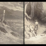 1890 ENORMOUS John Milton Paradise Lost Gustave Dore Gallery Illustrated FOLIO