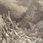 1890 ENORMOUS John Milton Paradise Lost Gustave Dore Gallery Illustrated FOLIO