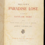 1890 ENORMOUS John Milton Paradise Lost Gustave Dore Gallery Illustrated FOLIO