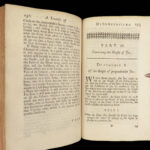 Motion of Water – Edme Mariotte – 1718 | First Edition, Hydrostatics & Fountains