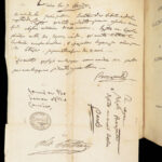 Copies of Original Letters from the Army of General Bonaparte in Egypt – 1798 | First Edition with Map