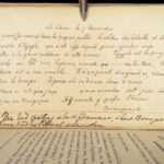 Copies of Original Letters from the Army of General Bonaparte in Egypt – 1798 | First Edition with Map