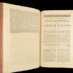 Novum Testamentum – Henry Hammond – 1698 | Vulgate Bible with Commentary