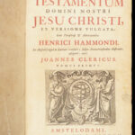 Novum Testamentum – Henry Hammond – 1698 | Vulgate Bible with Commentary