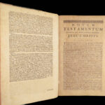 Novum Testamentum – Henry Hammond – 1698 | Vulgate Bible with Commentary