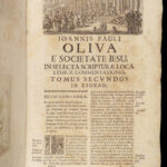 Selecta Scriptura Loca Ethicarum Commentationum – Giovanni Paolo Oliva – 1677 | Jesuit Bible Commentary