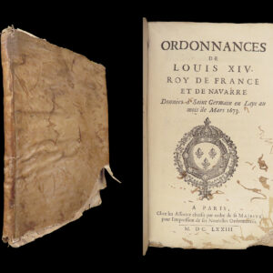 Ordonnances de Louis XIV – France – 1673 | Tax Laws & Ordinances