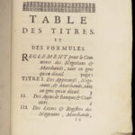 Ordonnances de Louis XIV – France – 1673 | Tax Laws & Ordinances